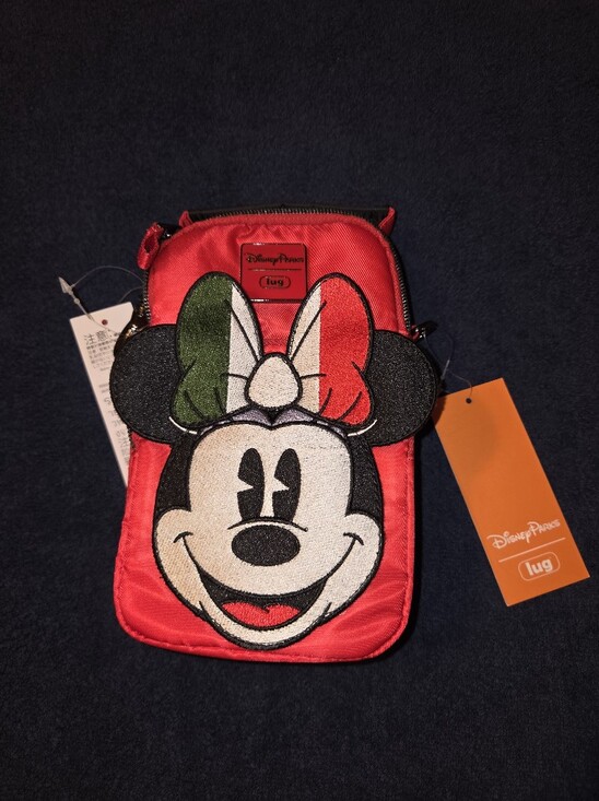 lug Handbags - lug Disney Minnie Mouse Red Crossbody with Multicolor Bow